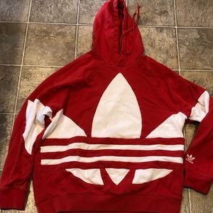 Red Adidas hoodie